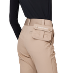 高腰微喇叭女士長褲