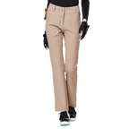 高腰微喇叭女士長褲