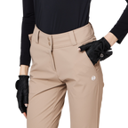 高腰微喇叭女士長褲