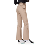 高腰微喇叭女士長褲