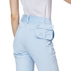 高腰微喇叭女士長褲