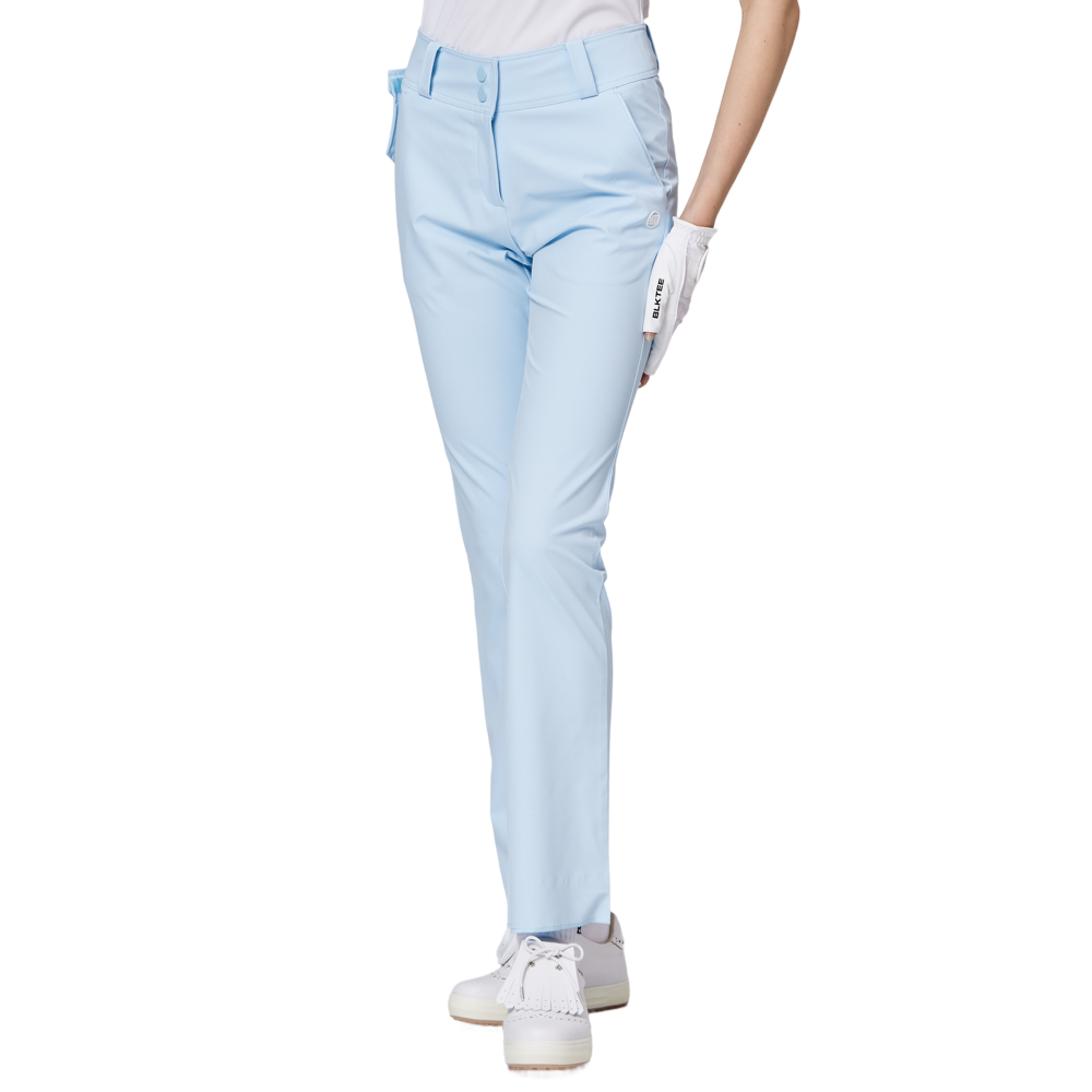 高腰微喇叭女士長褲