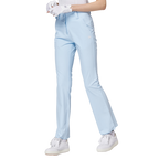 高腰微喇叭女士長褲