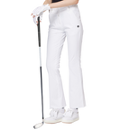 高腰微喇叭女士長褲