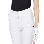 高腰微喇叭女士長褲