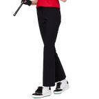 高伸縮性フレアレディースパンツ