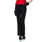 高伸縮性フレアレディースパンツ