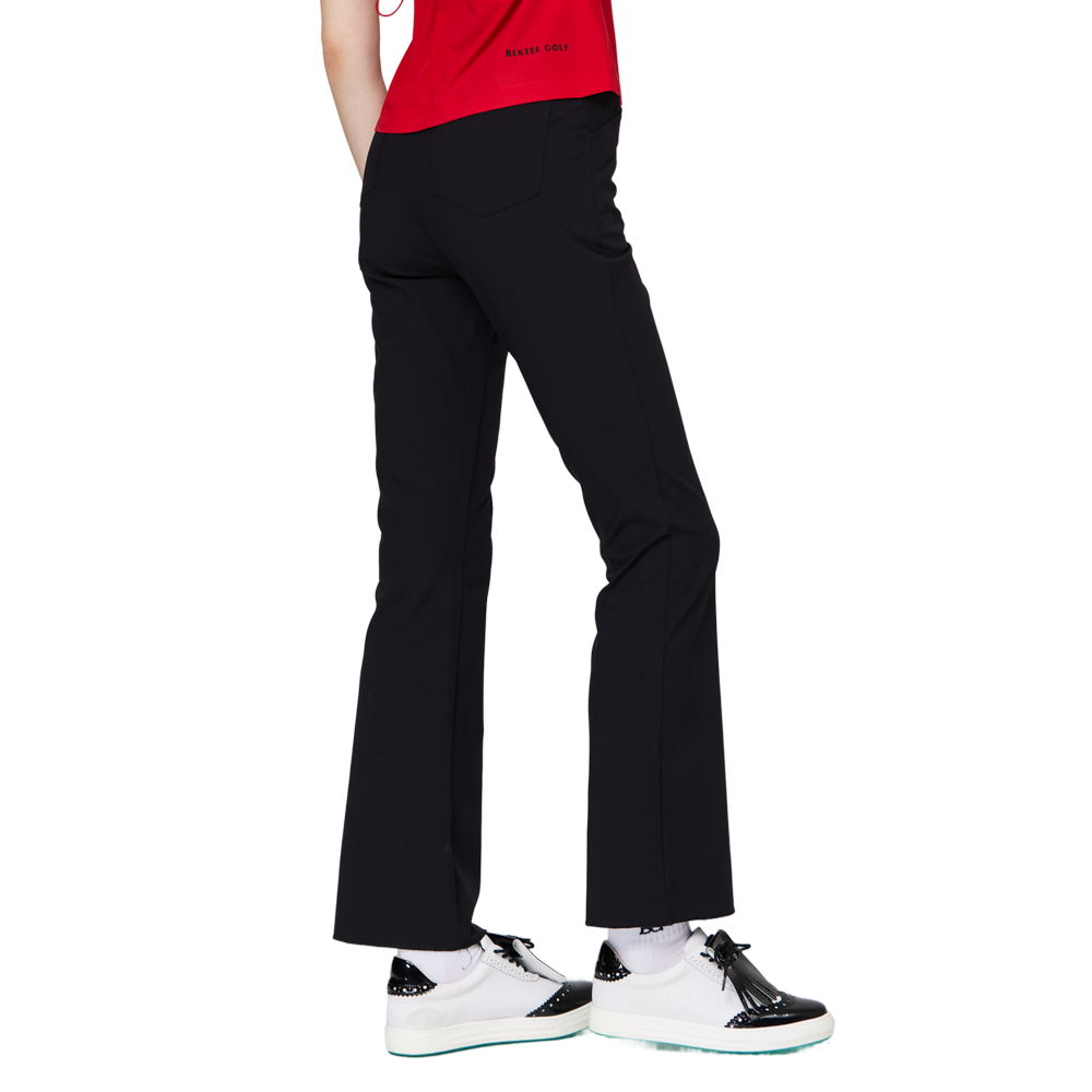High-elasticity flared women's trousers