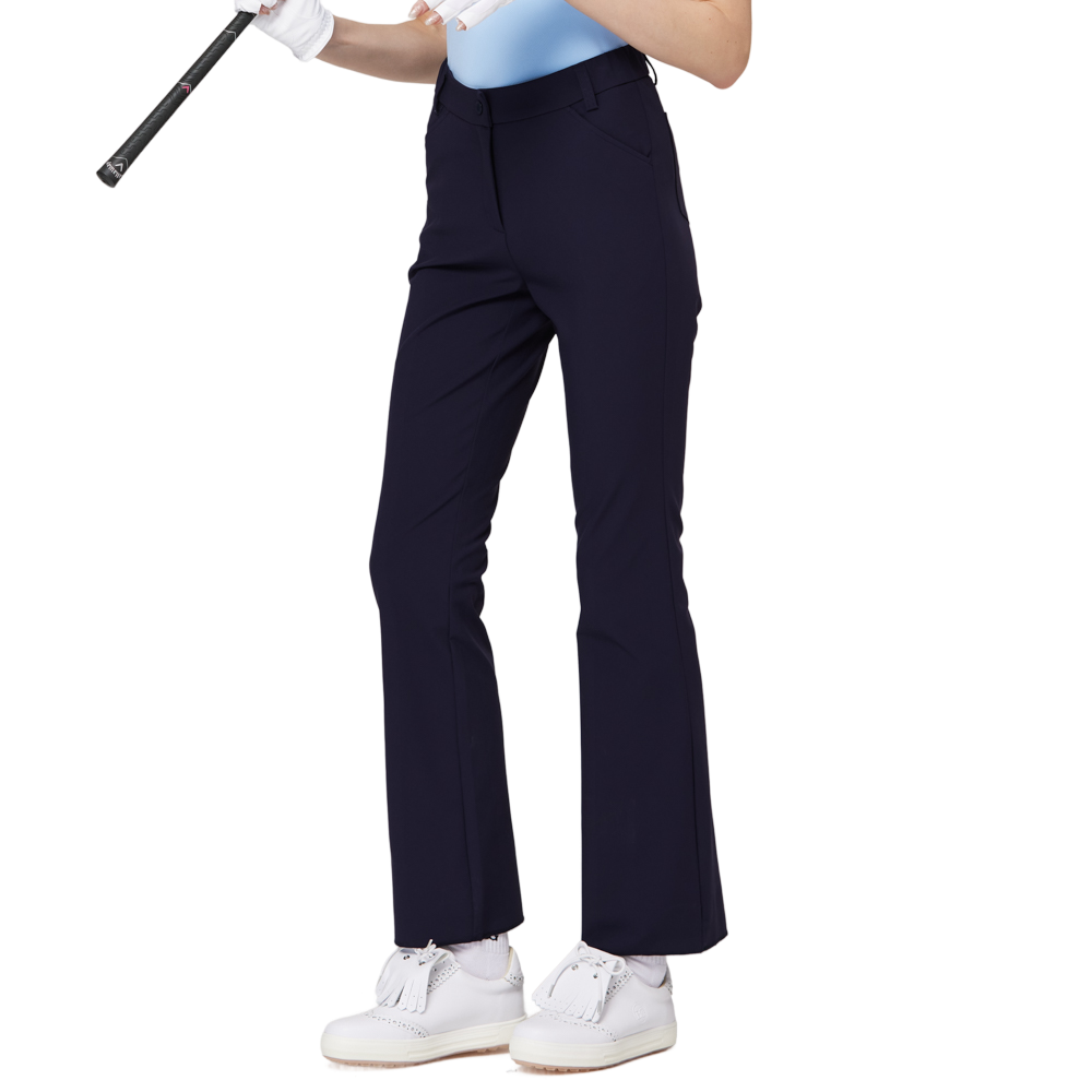 High-elasticity flared women's trousers