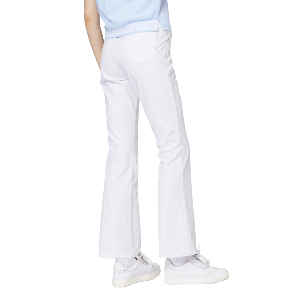 高伸縮性フレアレディースパンツ