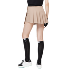 高腰寬折女短裙