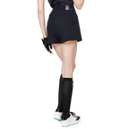 印花高腰A字女短褲裙