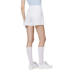 印花高腰A字女短褲裙