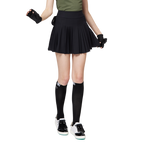 High-waisted women's pleated skirt