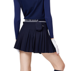 High-waisted women's pleated skirt