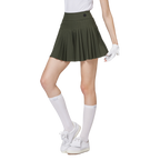 High-waisted women's pleated skirt