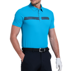 男細竪條短袖(青藍)