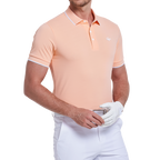 男冰感提花短袖(橘)