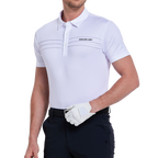 男超薄平紋短袖(白)