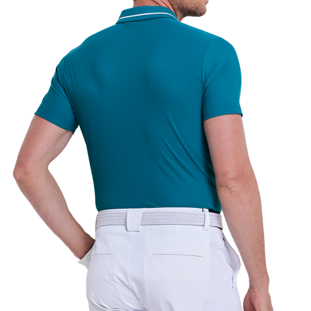 メンズ マカロン 半袖Tシャツ（ダークグリーン）