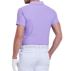 メンズ マカロン 半袖Tシャツ（パープル）