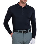 Men's moisture-wicking short-sleeved shirt (black)