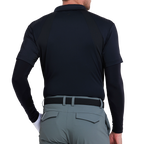 Men's moisture-wicking short-sleeved shirt (black)