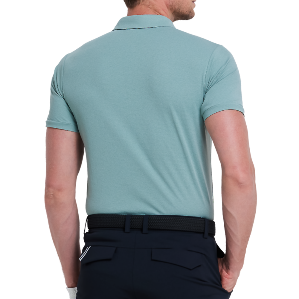 メンズ SORONA ドライ＆通気性 半袖Tシャツ（グレーグリーン）