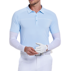 Men's striped short-sleeved shirt (pink and blue)