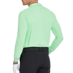 Men's Soft-Light Lapel Long-Sleeve Top (Lily Green)