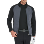 Men's Thick, Padded Warm Jacket (Dark Gray)