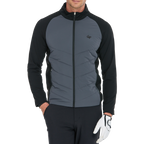 Men's Thick, Padded Warm Jacket (Dark Gray)