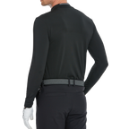 Men's long-sleeved turtleneck undershirt (black)