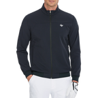 Men's lightweight windproof and water-repellent windbreaker (black)