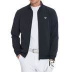 Men's lightweight windproof and water-repellent windbreaker (black)