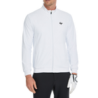 Men's lightweight windproof and water-repellent windbreaker (white)