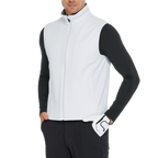 Men's Volcanic Rock Fleece-Soled Warm Vest (White)