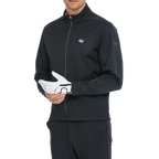Men's Volcanic Rock Fleece-Lined Warm Jacket (Black)