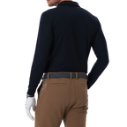 錦綸華夫格男長袖