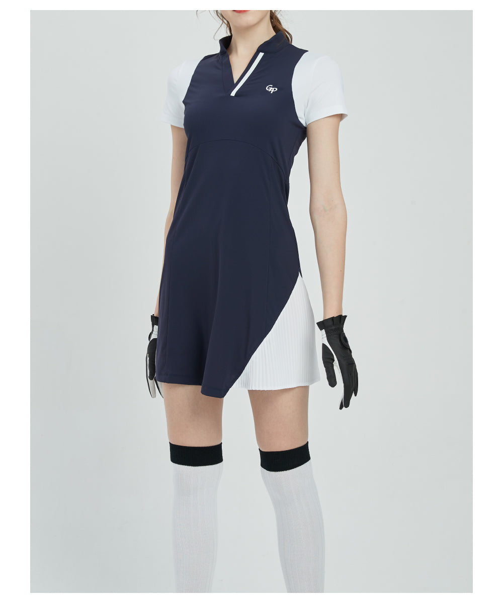 GoPlayer Ladies Golf Dress (Dark Blue)