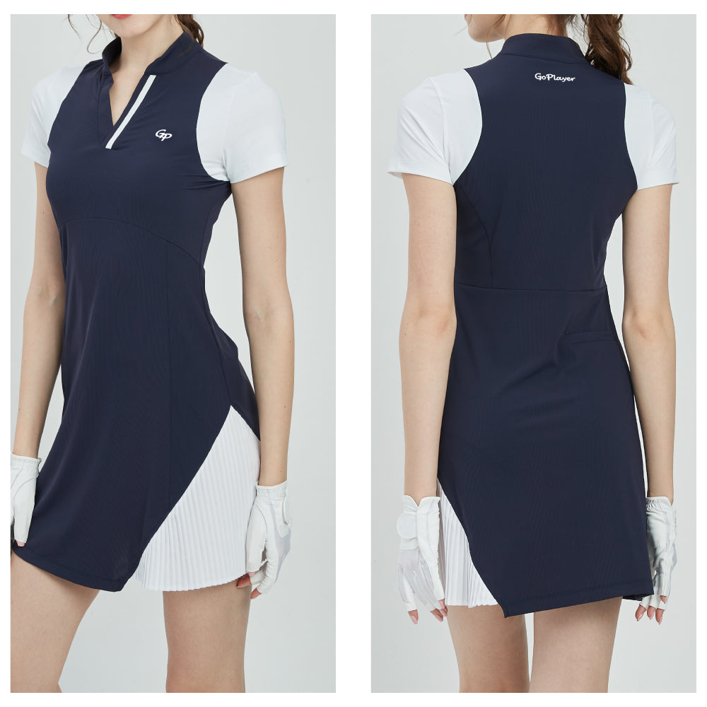 GoPlayer Ladies Golf Dress (Dark Blue)