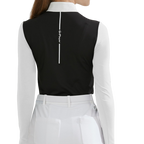 GoPlayer Women's One-Piece Sunscreen Sleeve Jumper (Black)