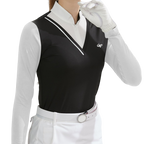 GoPlayer Women's One-Piece Sunscreen Sleeve Jumper (Black)