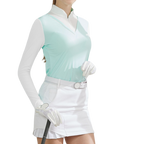 GoPlayer Women's One-Piece Sunscreen Sleeve Jumper (Light Green)