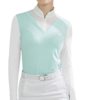 GoPlayer Women's One-Piece Sunscreen Sleeve Jumper (Light Green)