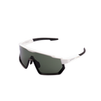 GoPlayer大框太陽眼鏡(白黑框 綠片)