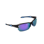 GoPlayer ハーフフレーム サングラス (ブラックフレーム パープルメッキ)