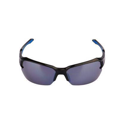 GoPlayer Half Frame Sunglasses (Black Frame Silver Plated)