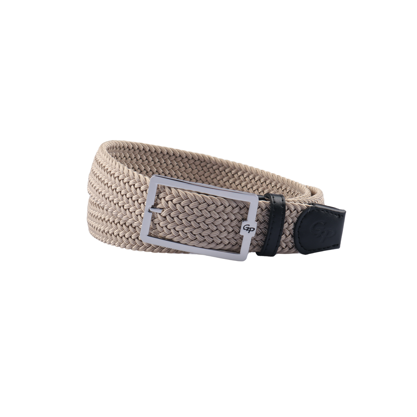 GoPlayer Men's Golf Elastic Belt (Beige)