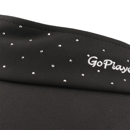 GoPlayer Ladies Golf Hollow Visor Hat (White)